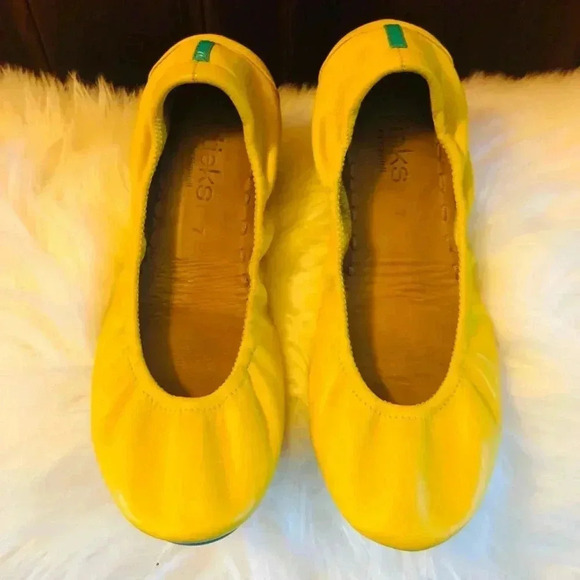 Mustard Yellow Tieks Size 7 - Picture 1 of 5